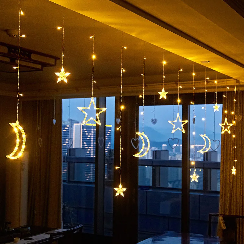 LUCES NAVIDEÑAS EN FORMA DE ESTRELLA